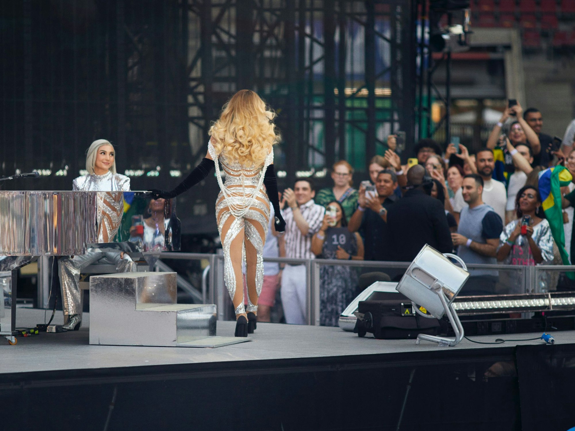 Beyoncé bei ihrem Konzert in Köln.