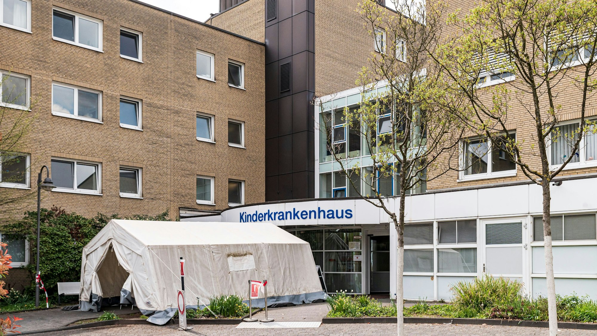 Das Kinderkrankenhaus Amsterdamer Straße.