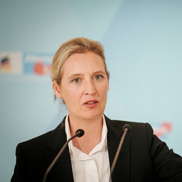 Alice Weidel, AfD-Bundesvorsitzende und Fraktionsvorsitzende der AfD.