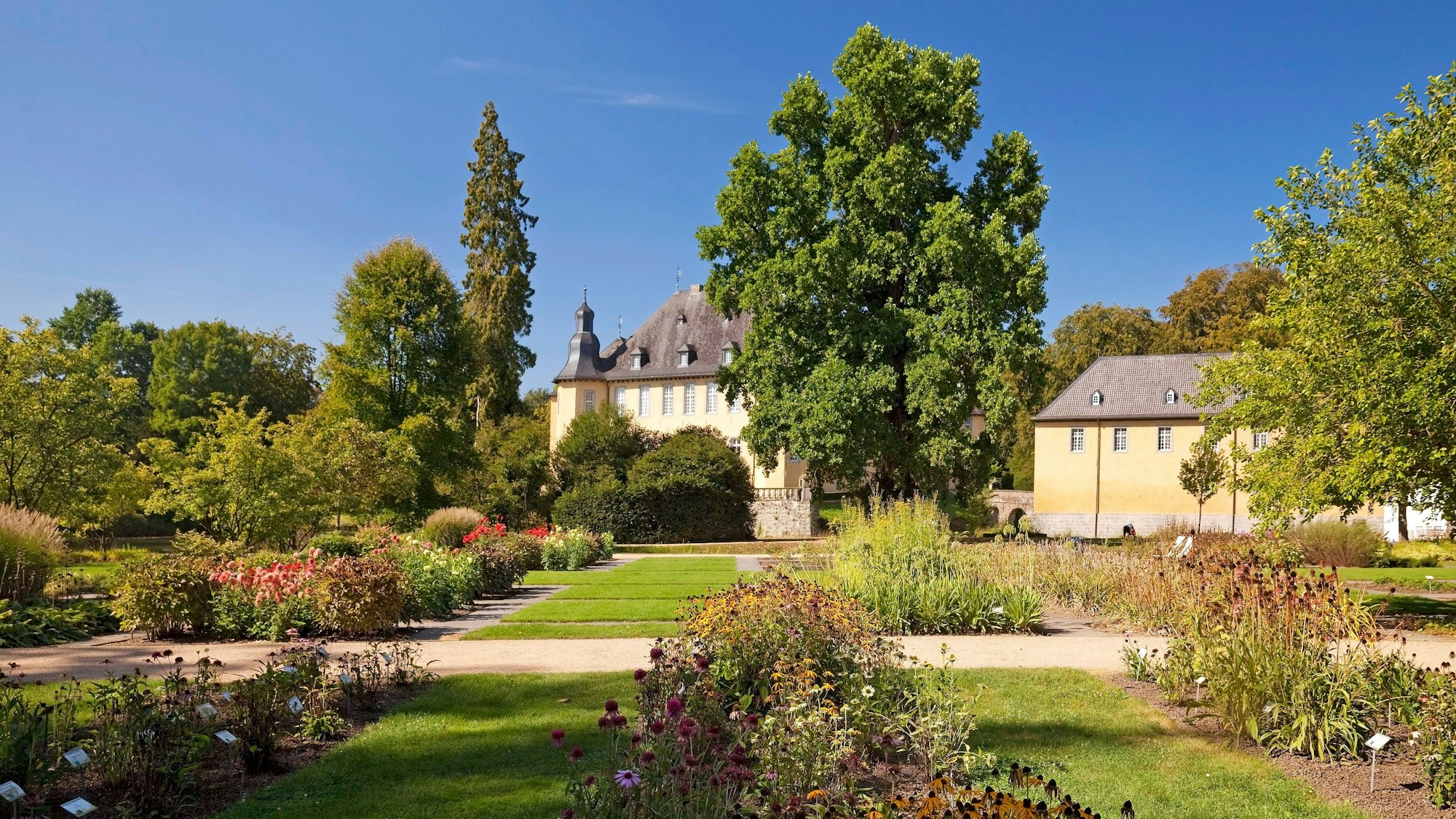 Der Schlossgarten von Schloss Dyck