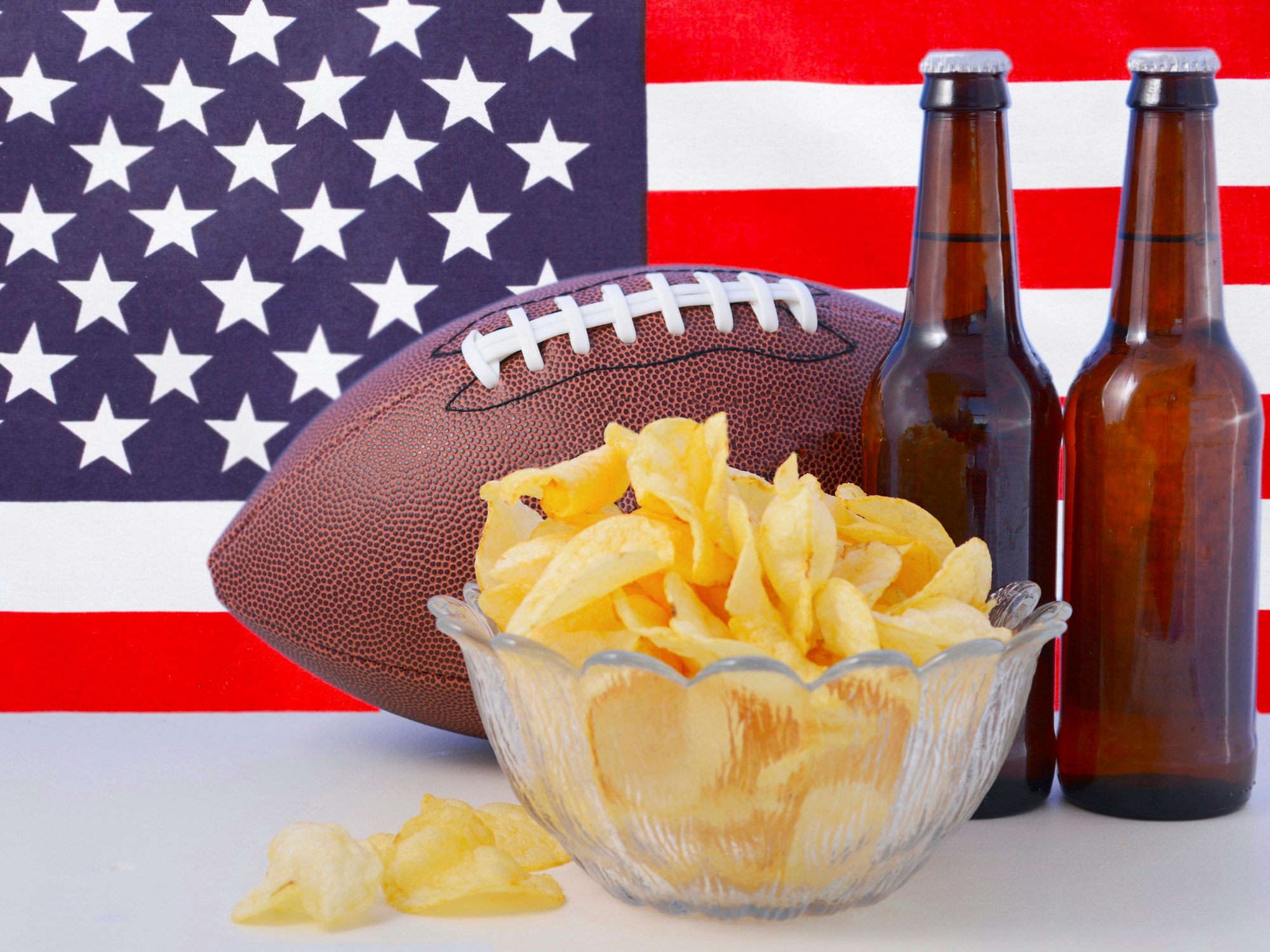 Chips und Bier sind am Finaltag des Super Bowls sehr beliebt.