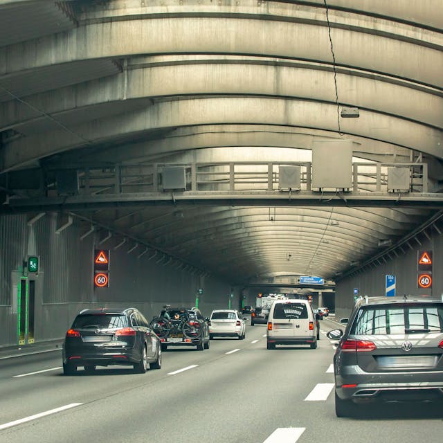 Der Tunnel Lövenich ist rund 1500 Meter lang.