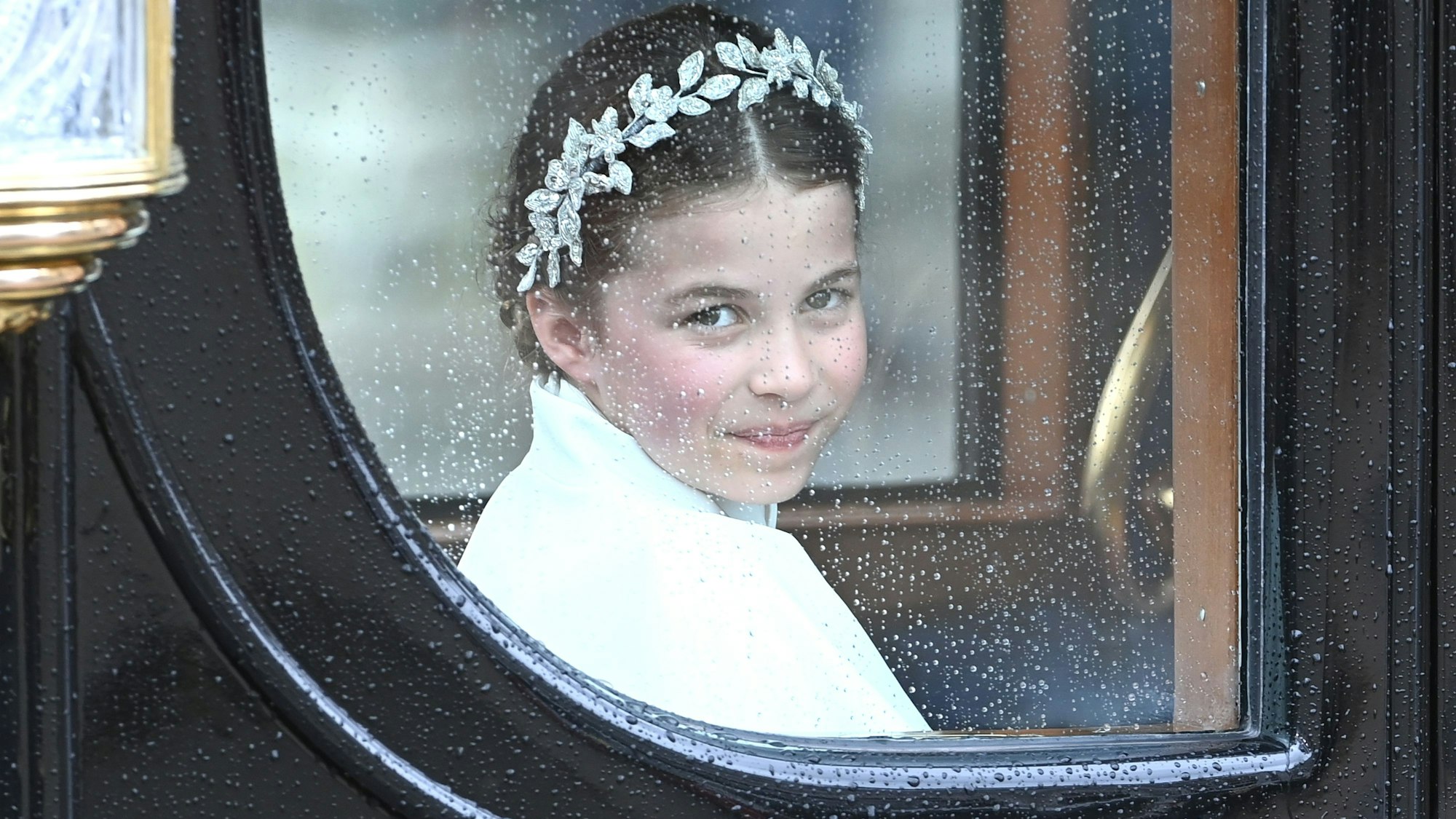 Prinzessin Charlotte bei der Krönung von König Charles III. Anfang Mai.