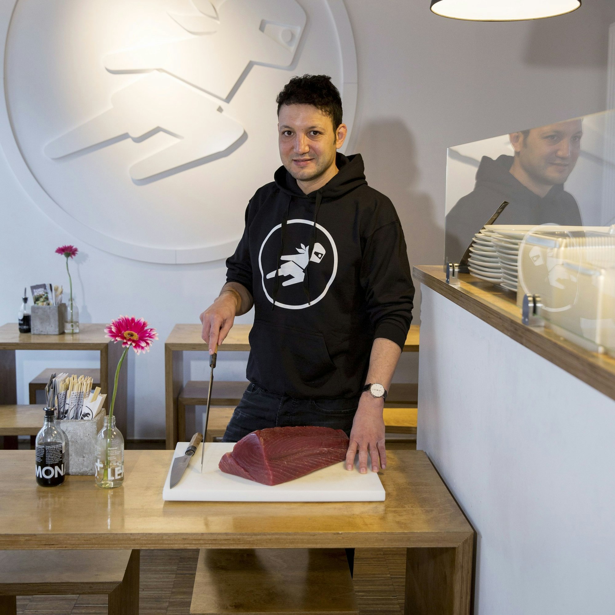 Sushi Ninja Gründer Sofien Kouraichi aus Tunesien im Jahr 2017
