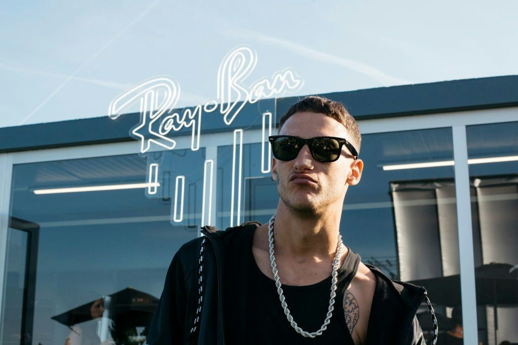 MADRID, SPAIN - MAY 30: In this handout photo provided by Ray-Ban,  Yung Beef attends Ray-Ban suite at Primavera Sound Festival Motel on May 30, 2019 in Madrid, Spain. (Photo by Sergio Albert/Ray-Ban via Getty Images)