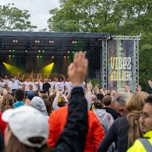 Die Grüngürtelrosen stehen beim Summerjam Festival am Fühlinger See in Köln auf der Bühne.