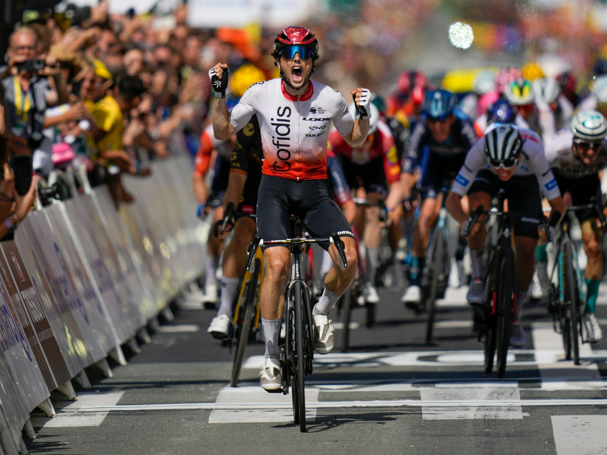 Tour de France: Victor Lafay siegt auf der 2. Etappe 2023.