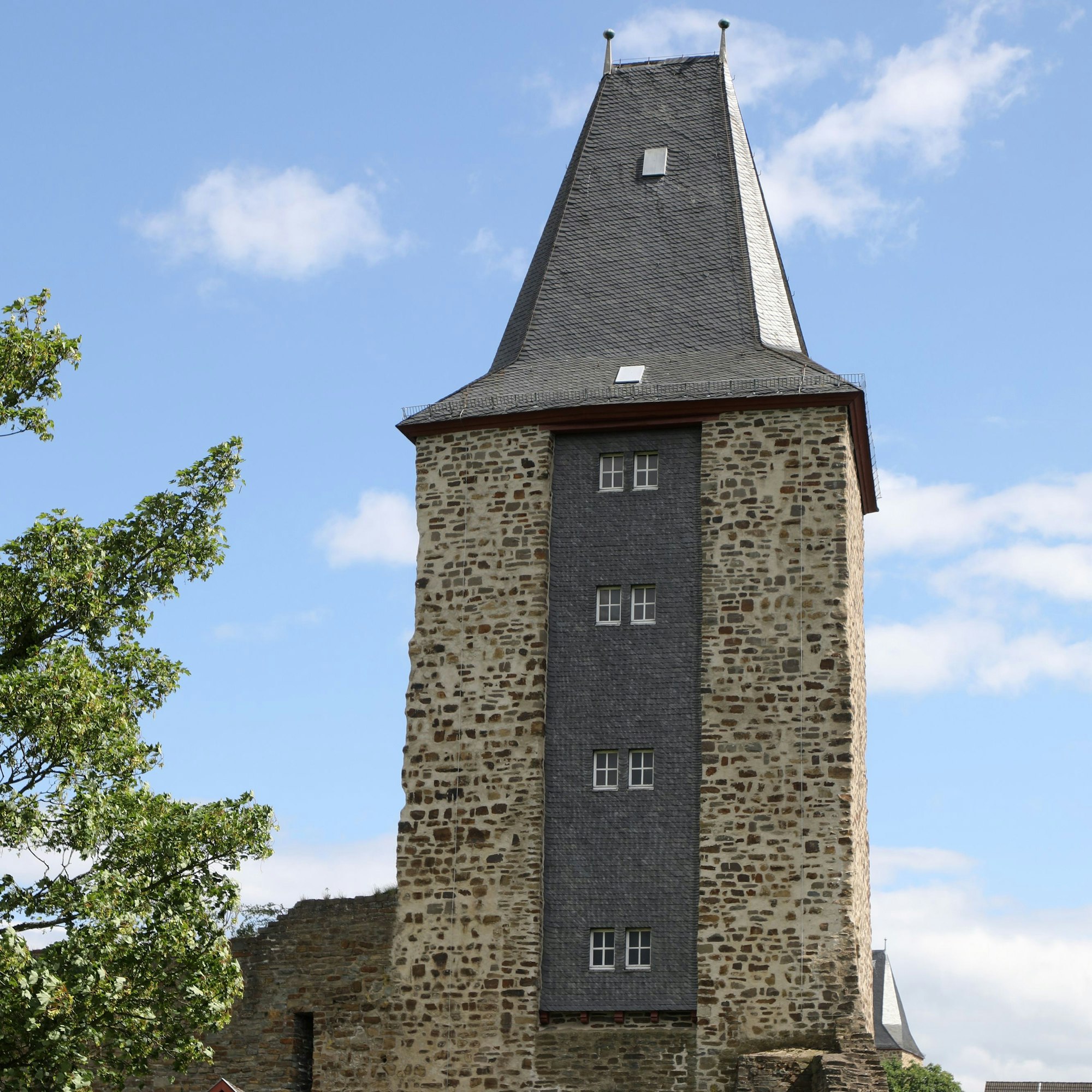 Turm von Stadt Blankenberg.