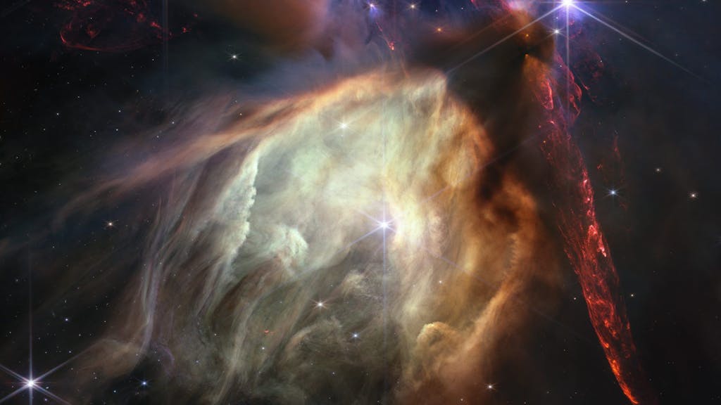 Eine Nasa-Aufnahme der Rho-Ophiuchi-Wolke.
