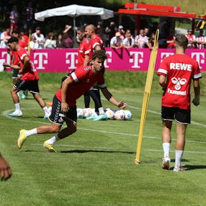 Leihgabe vom VFL Wolfsburg: Luca Waldschmidt bereitet sich im Trainingslager in Österreich mit dem 1. FC Köln auf die neue Saison vor.