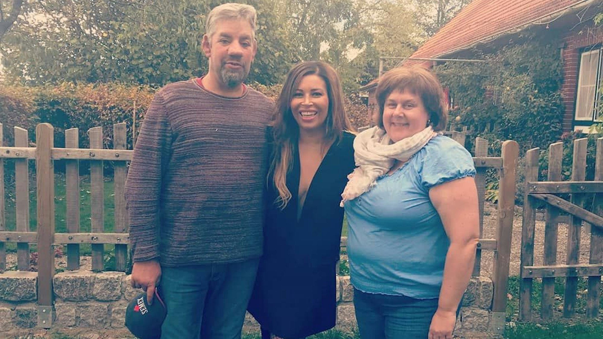 Iris (r.) und Uwe Abel (l.), hier auf einem Instagram-Foto mit Patricia Blanco von Oktober 2018