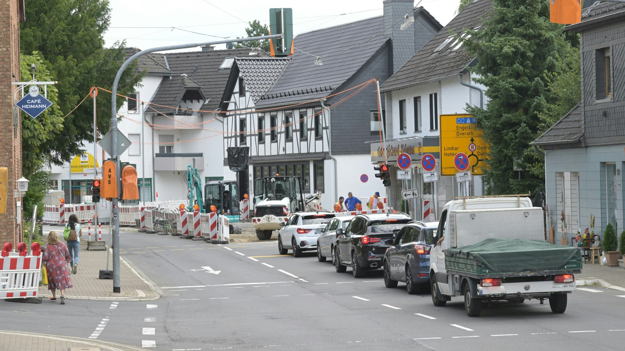 Baustelle-Heiligenhaus-Reportage Leben mit der Baustelle