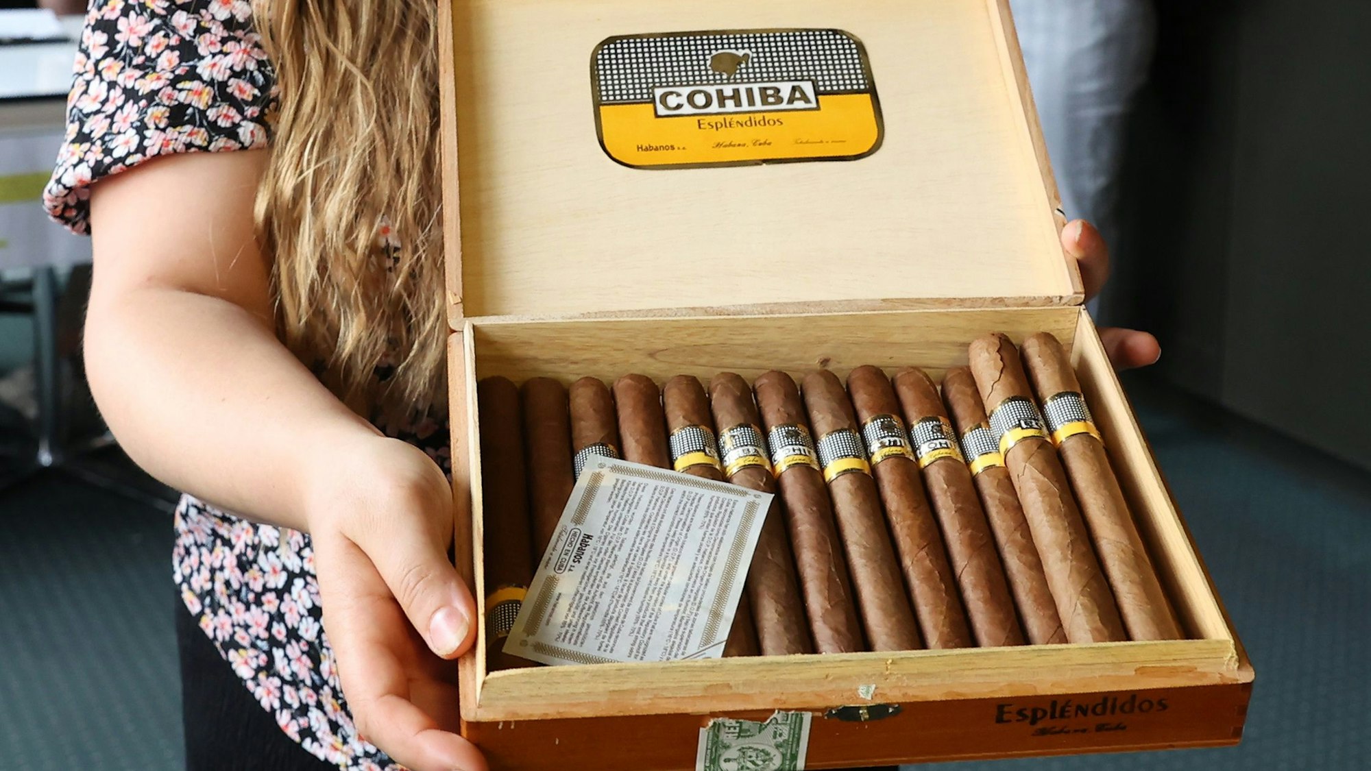 Die angebotenen Cohiba Zigarren