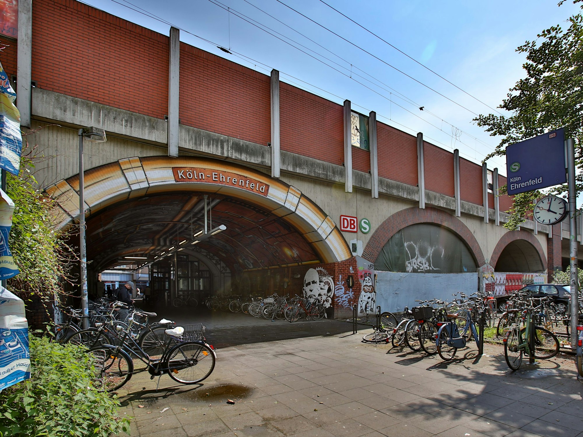 Bahnhof in Köln-Ehrenfeld.