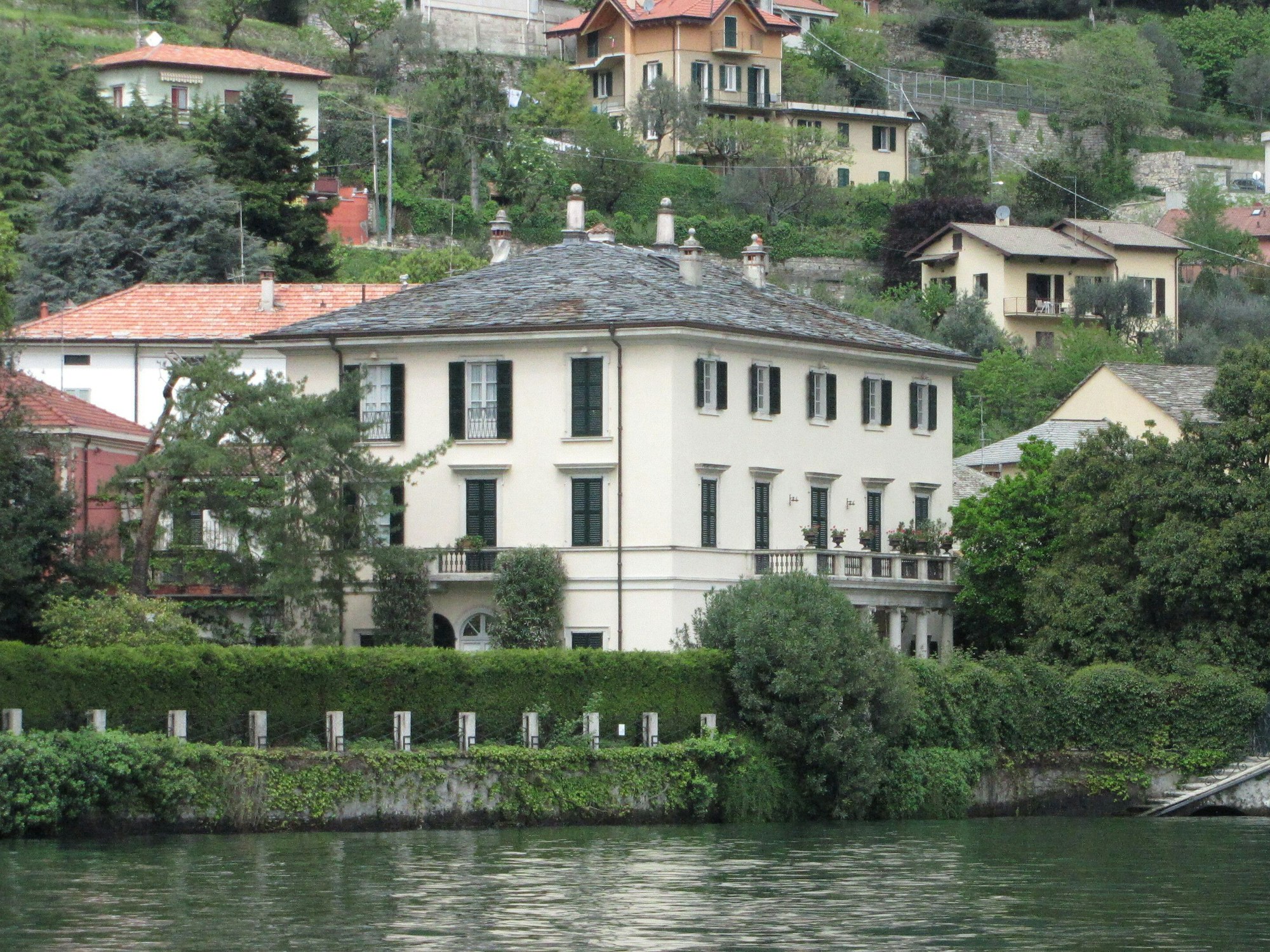 Villa Oleandra von George Clooney in Laglio am Comer See.