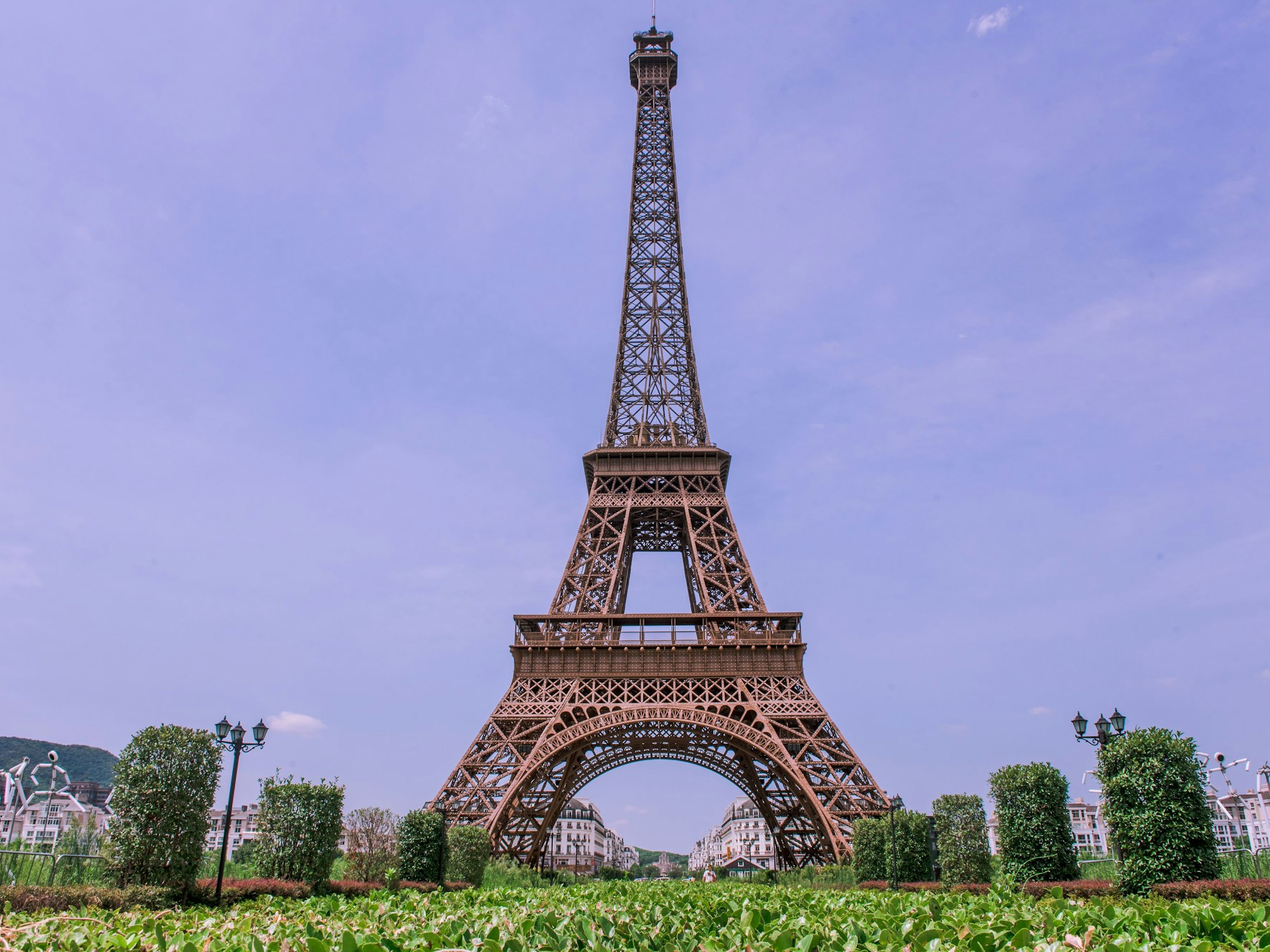 Der Eiffelturm im chinesischen Tianducheng
