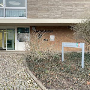 Der Eingang zum Amtsgericht Bergisch Gladbach in Bensberg.&nbsp;