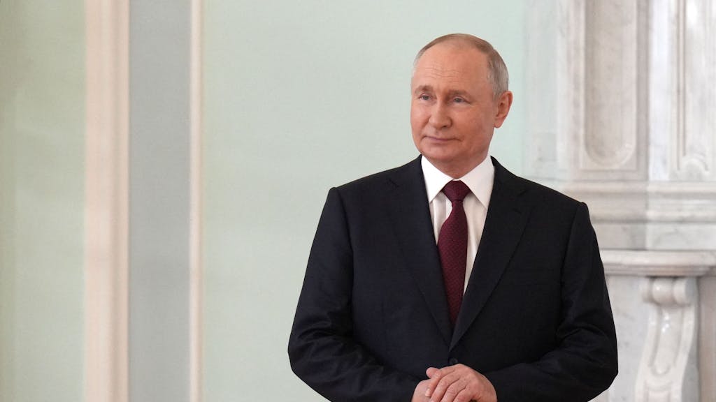 Wladimir Putin am 29. Juli 2023 beim Afrika-Gipfel in Russland.
