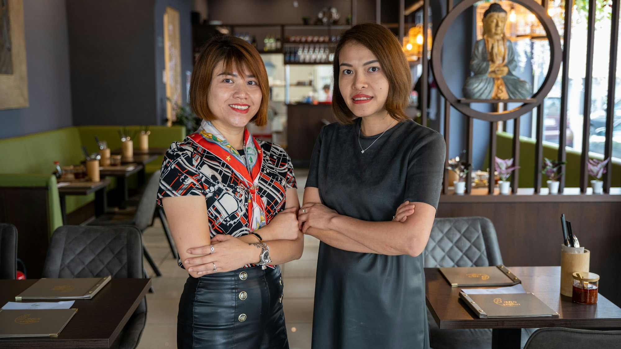 Thi Hong Ngan Tran und Thi Thanh Nga Tran betreiben gemeinsam das Vegan 365.