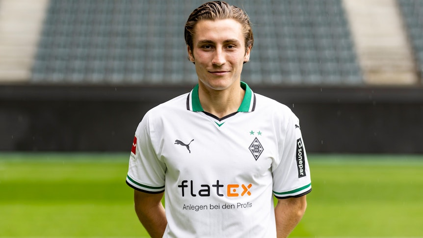 Rocco Reitz, zentraler Mittelfeldspieler von Fußball-Bundesligist Borussia Mönchengladbach in der Saison 2022/2023.