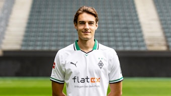 Florian Neuhaus, Mittelfeldspieler von Fußball-Bundesligist Borussia Mönchengladbach in der Saison 2023/2024.