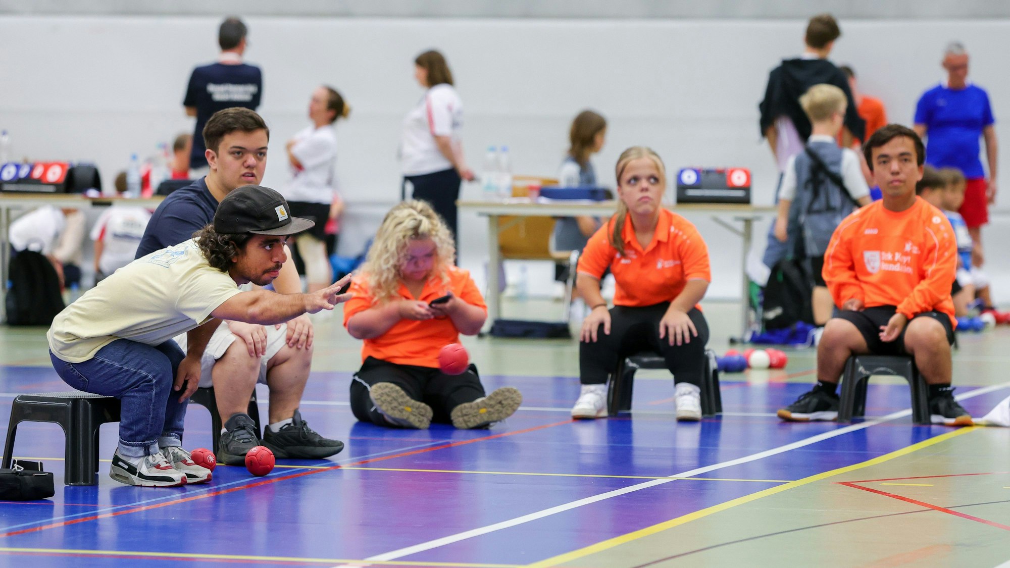 In zehn Disziplinen messen sich die Sportlerinnen und Sportler bei den World Dwarf Games in Köln.




