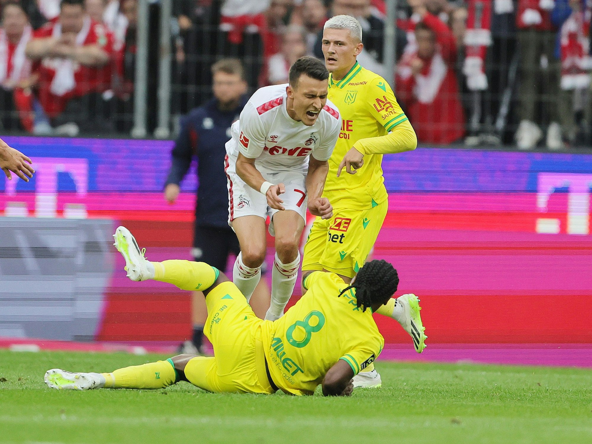 Dejan Ljubicic wurde gegen Nantes böse gefoult.