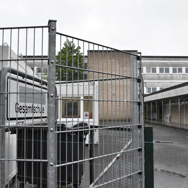 Der Eingang zur Gesamtschule in Windeck.