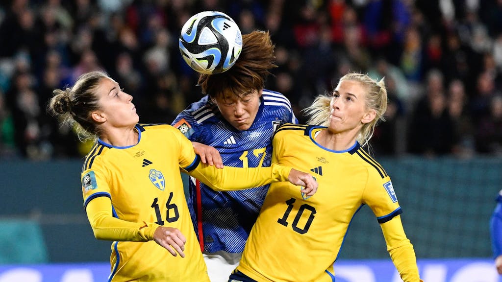 Fußball-WM der Frauen in Neuseeland, Auckland: Japan verlor im Viertelfinale gegen Schweden.