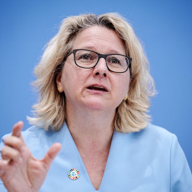 Svenja Schulze (SPD), Bundesministerin für wirtschaftliche Zusammenarbeit und Entwicklung