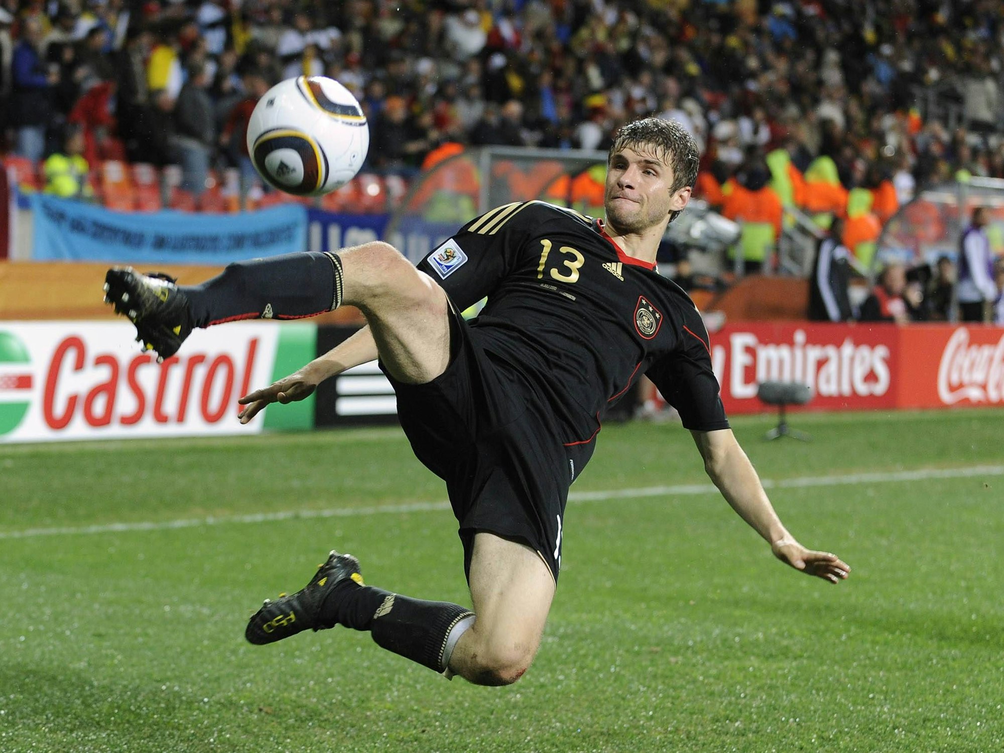 Thomas Müller bei der Weltmeisterschaft 2010 in Südafrika. 