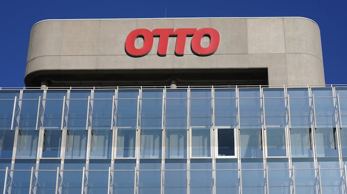 Blick auf die Zentrale des Handelsunternehmens Otto