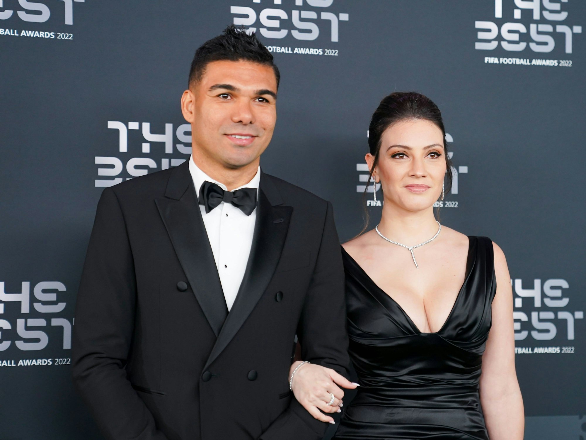 Ehepaar Casemiro bei der Fifa „The Best “ Wahl 2023.