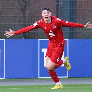 Der Kölner U19-Torjäger Jaka Cuber Potoconik.