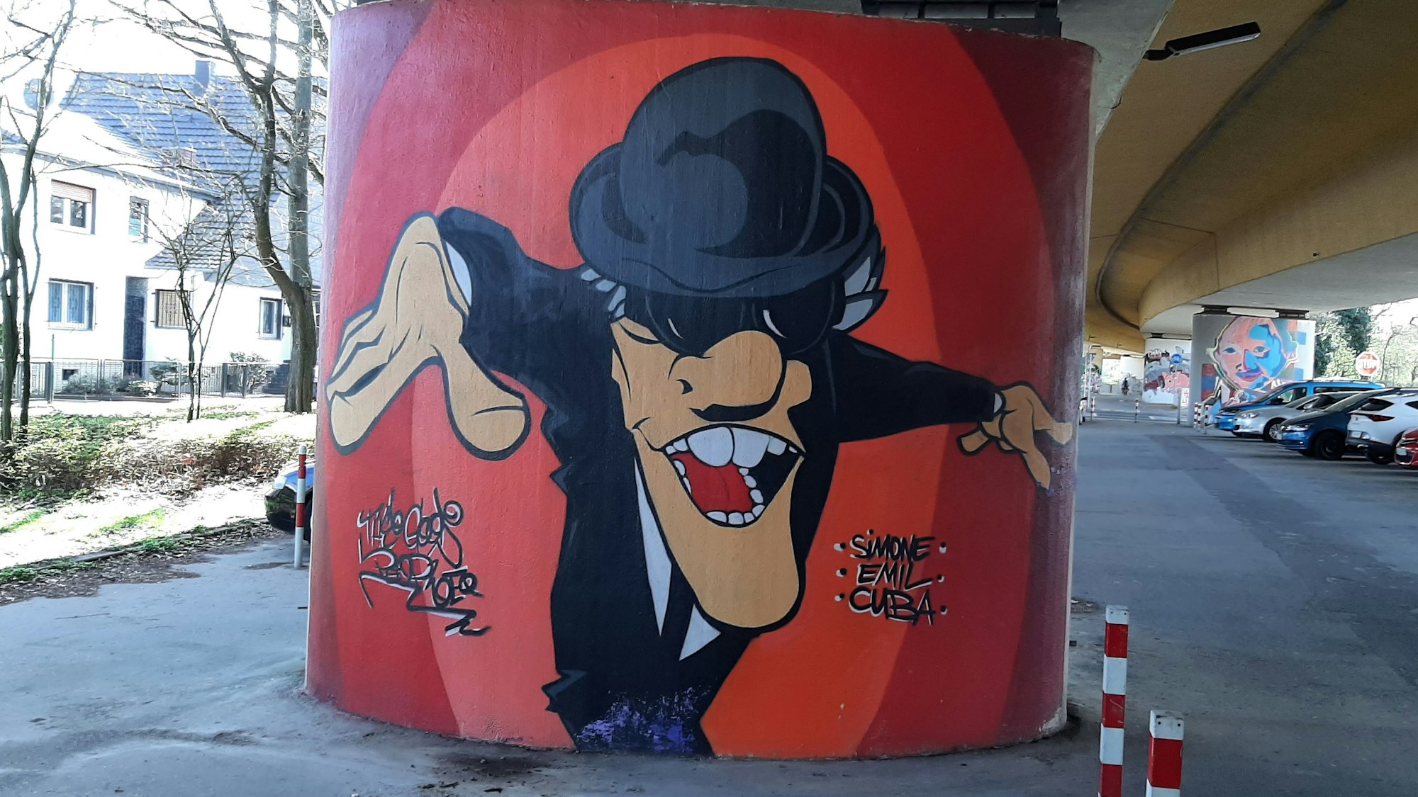 Graffiti in Leverkusen / Rundgang mit Carsten Klett
