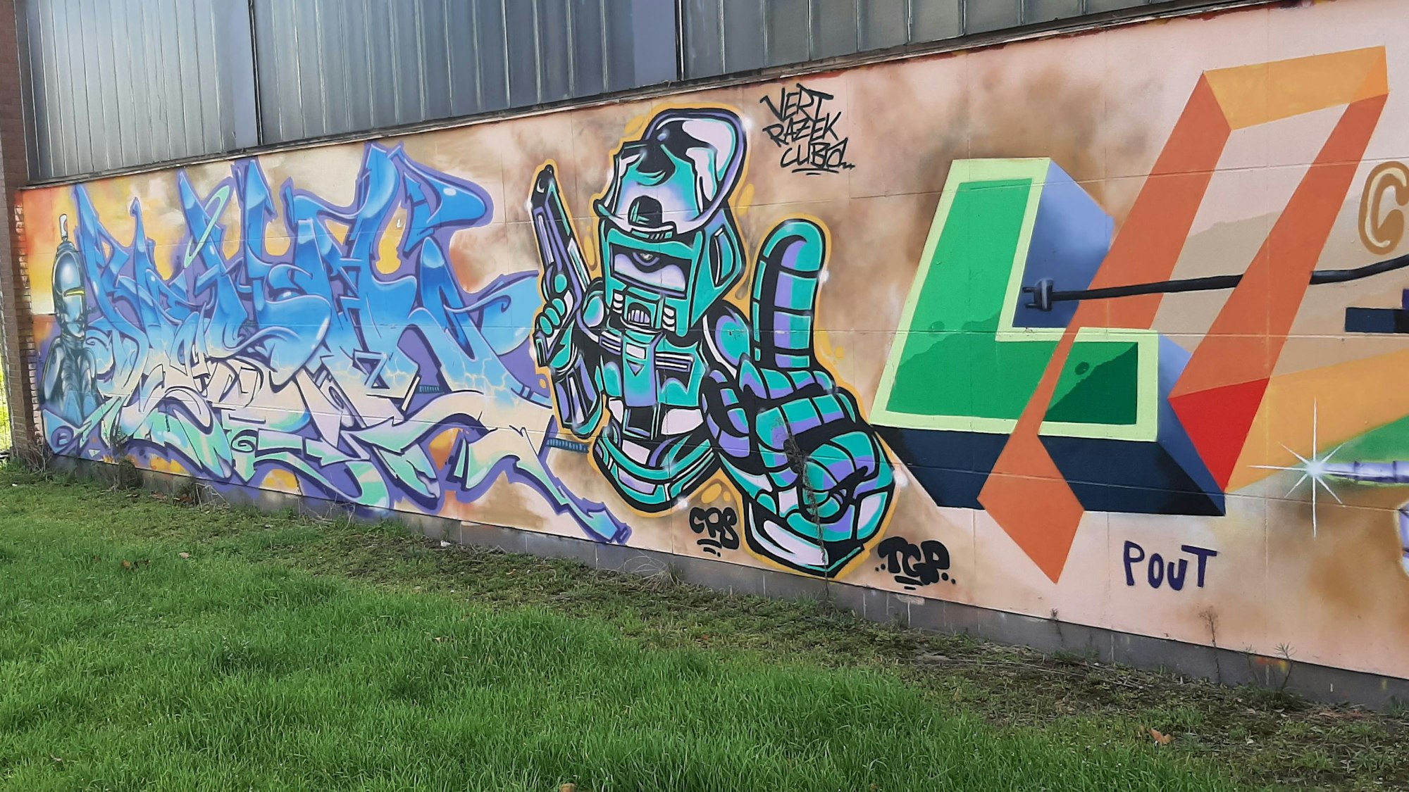 Graffiti in Leverkusen / Rundgang mit Carsten Klett