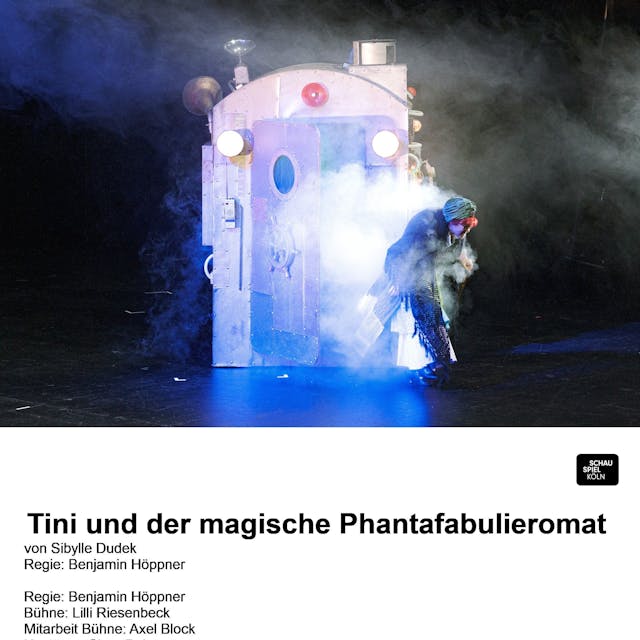 Eine Szene aus dem Stück „Tini und der magische Phantafabulieromat“
von Sibylle Dudek&nbsp;