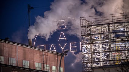 Das Bayer-Kreuz leuchtet.