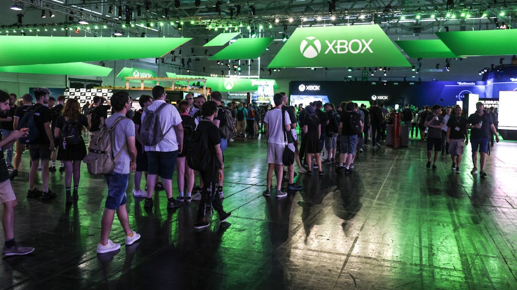 Der Xbox-Stand auf der Gamescom 2023.