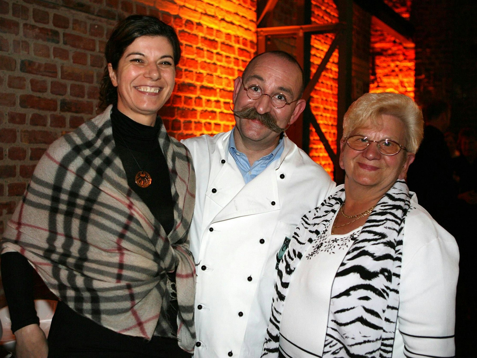 Horst Lichter mit seiner Frau und seiner Mutter.