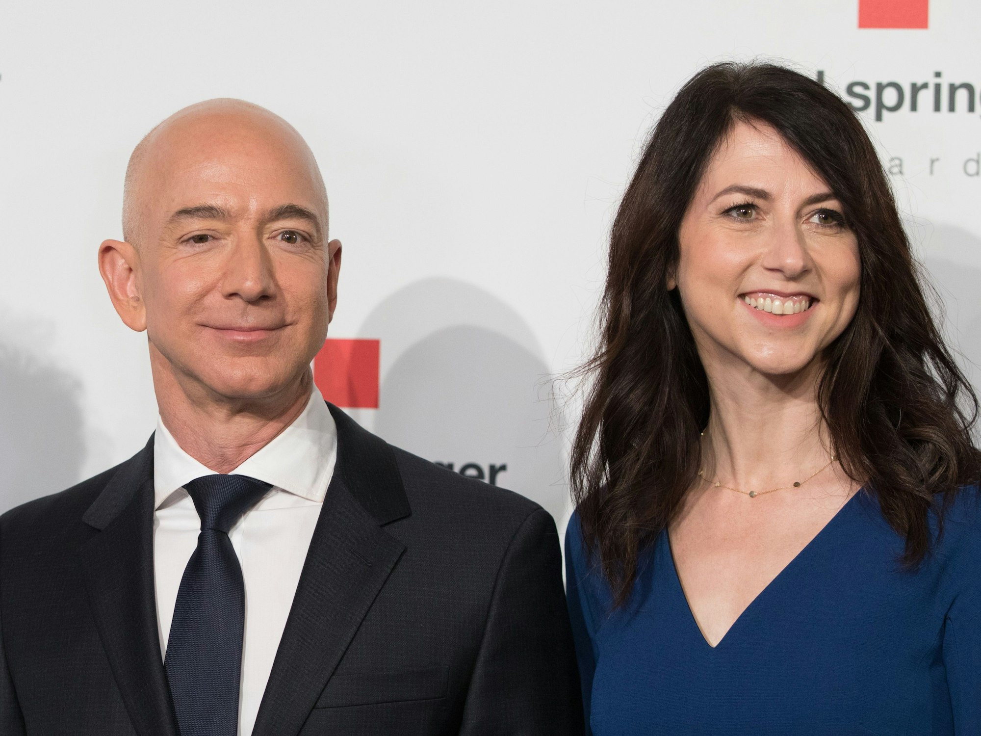 Jeff Bezos, Gründer von Amazon, und seine Ex-Ehefrau MacKenzie Bezos im Jahr 2018.