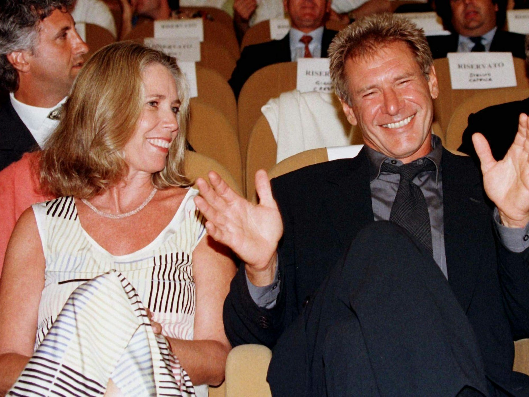 Harrison Ford und seine erste Frau Melissa Mathison im Jahr 1997.