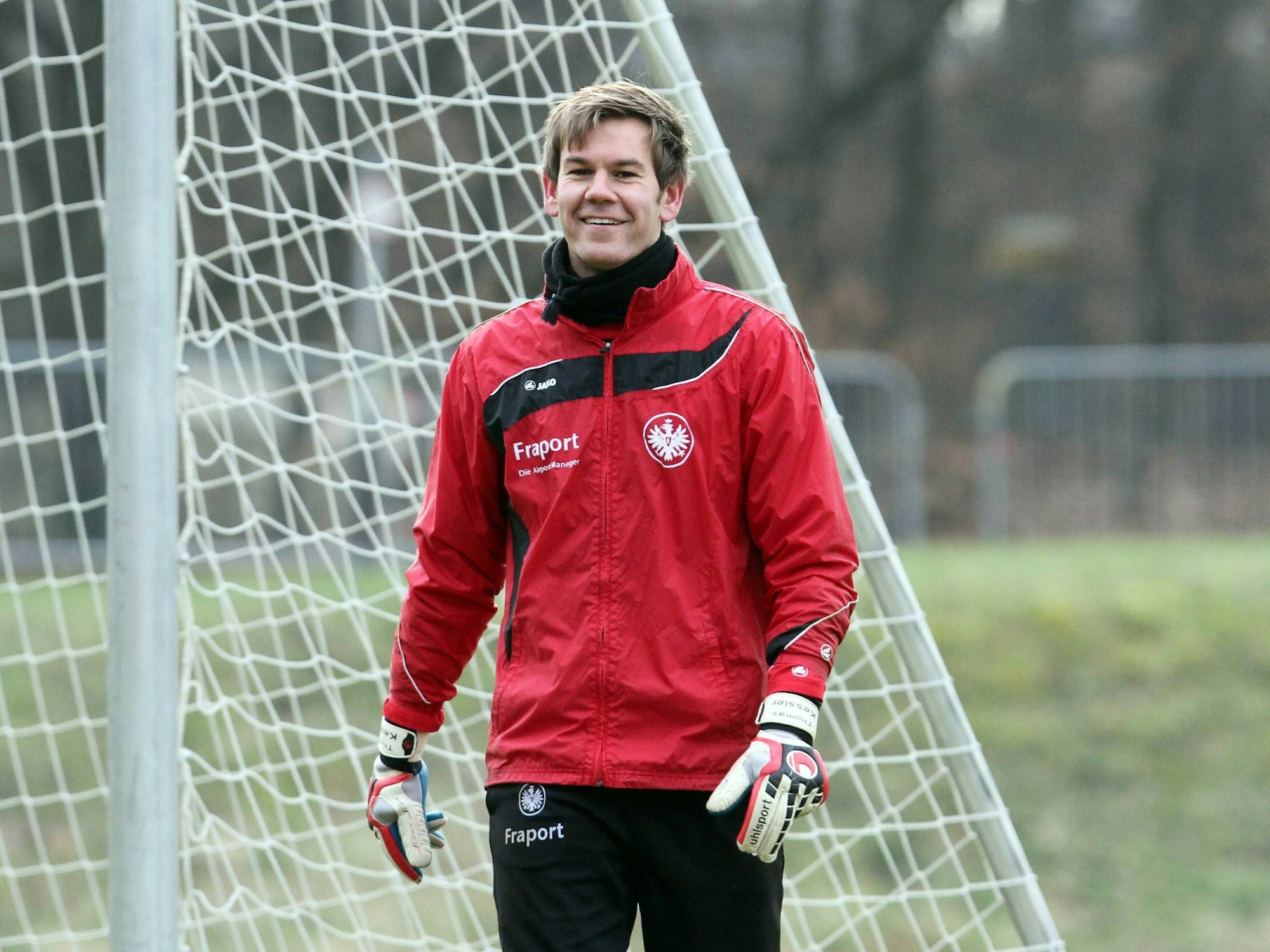 Thomas Kessler im Training von Eintracht Frankfurt.