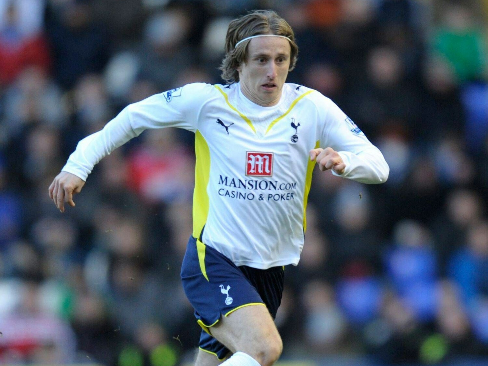Luka Modric beim Spiel von Tottenham. 