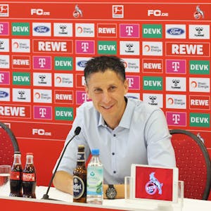 Christian Keller, Geschäftsführer Sport, hat sich vor dem Auswärtsspiel gegen Eintracht Frankfurt erneut zu der Kadersituation beim 1. FC Köln geäußert.