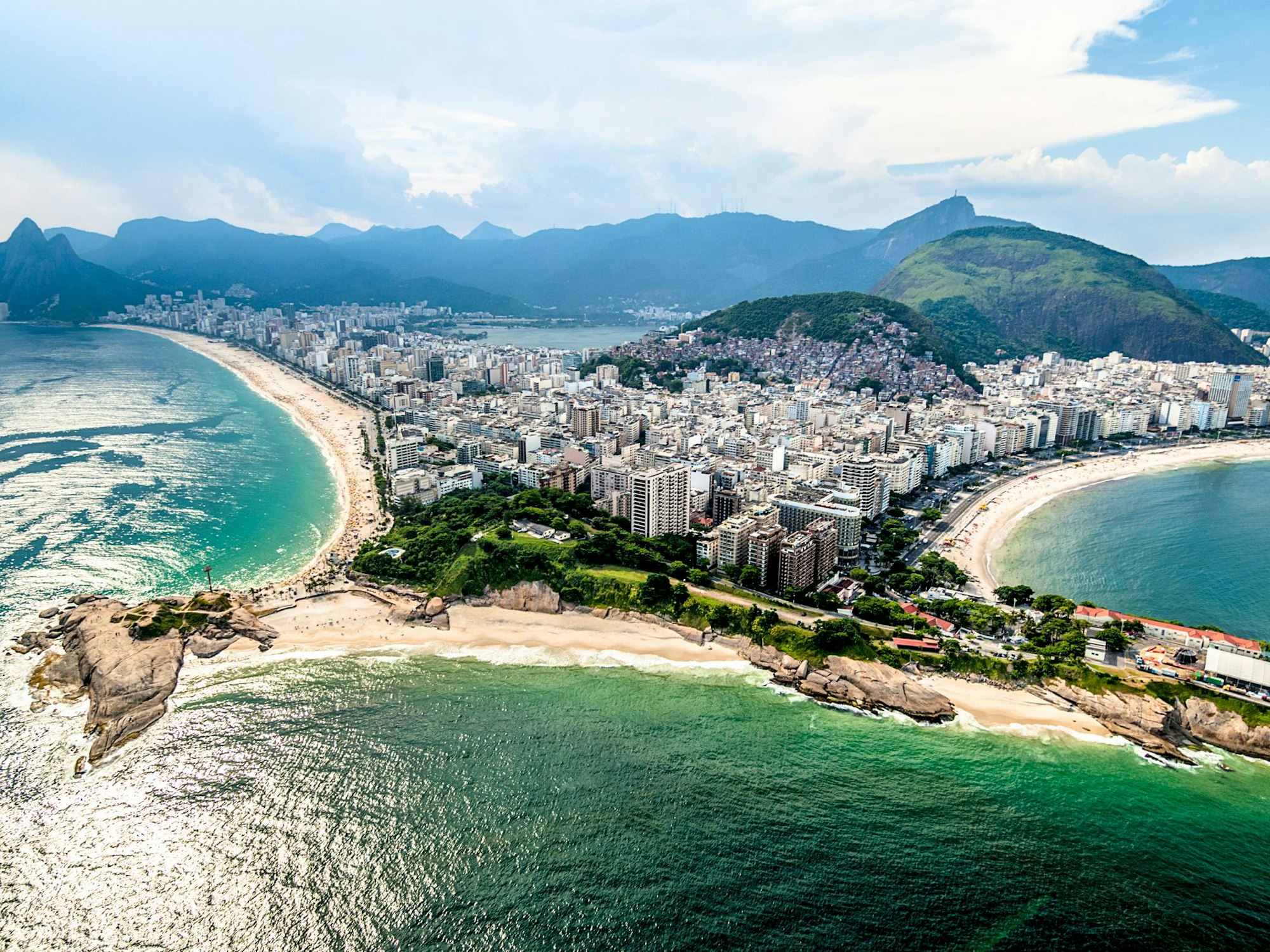 Ipanema, Arpoador und Copacabana in Rio de Janeiro.