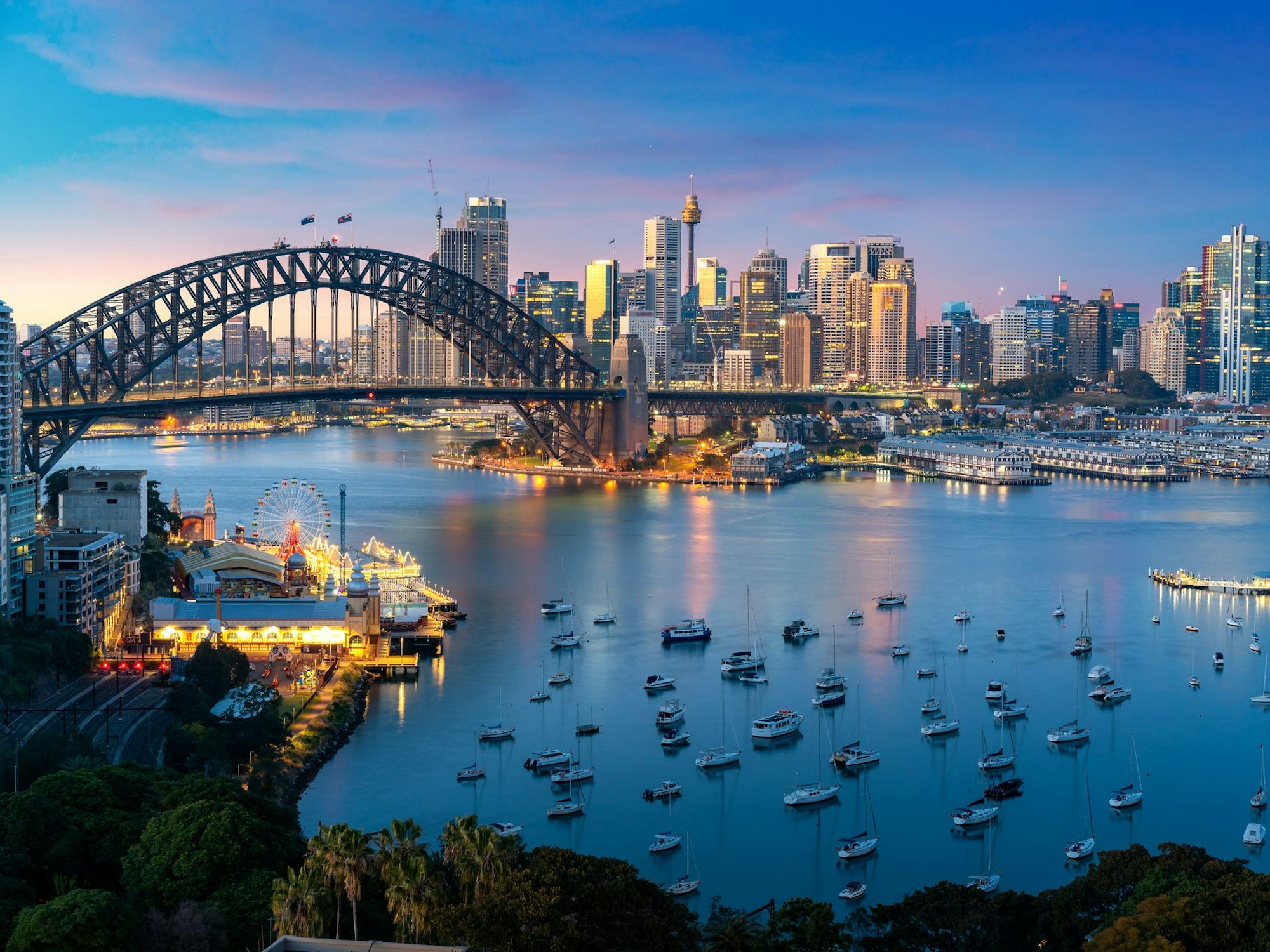 Blick auf Sydney, Australien.