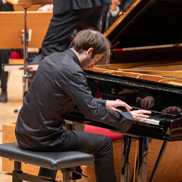 03.09.2023, Köln: Alexandre Kantorow ist der neue Artist in Residence beim Gürzenich-Orchester. Besuch seines ersten Konzerts.
 Foto: Uwe Weiser