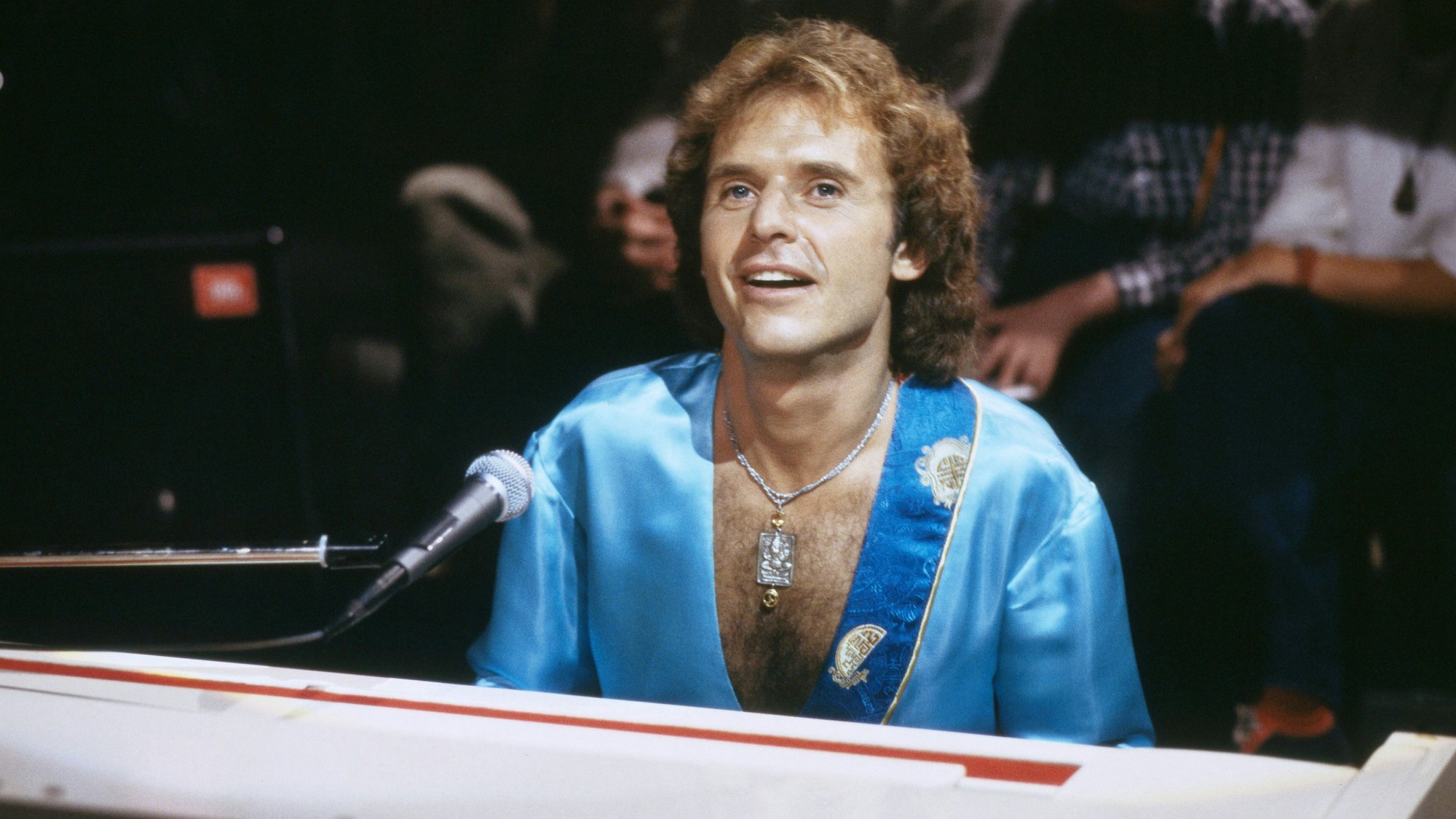 Gary Wright bei einem Auftritt am Piano, 1978.