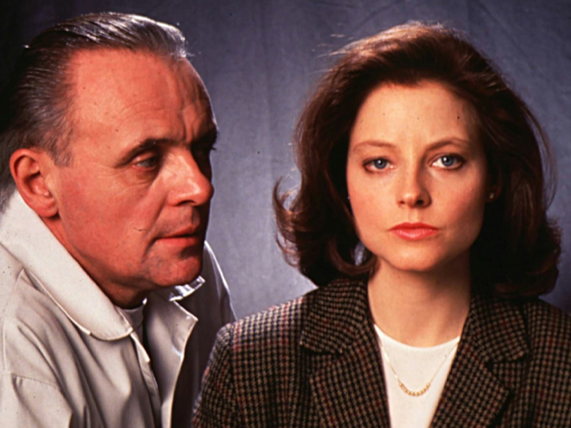Szene aus "Das Schweigen der Lämmer" (1991) mit Anthony Hopkins und Jodie Foster